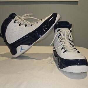 Nike Air Jordan 9 Retro Sneakers Pearl Blue Men’s Size 12 Excellent Condition